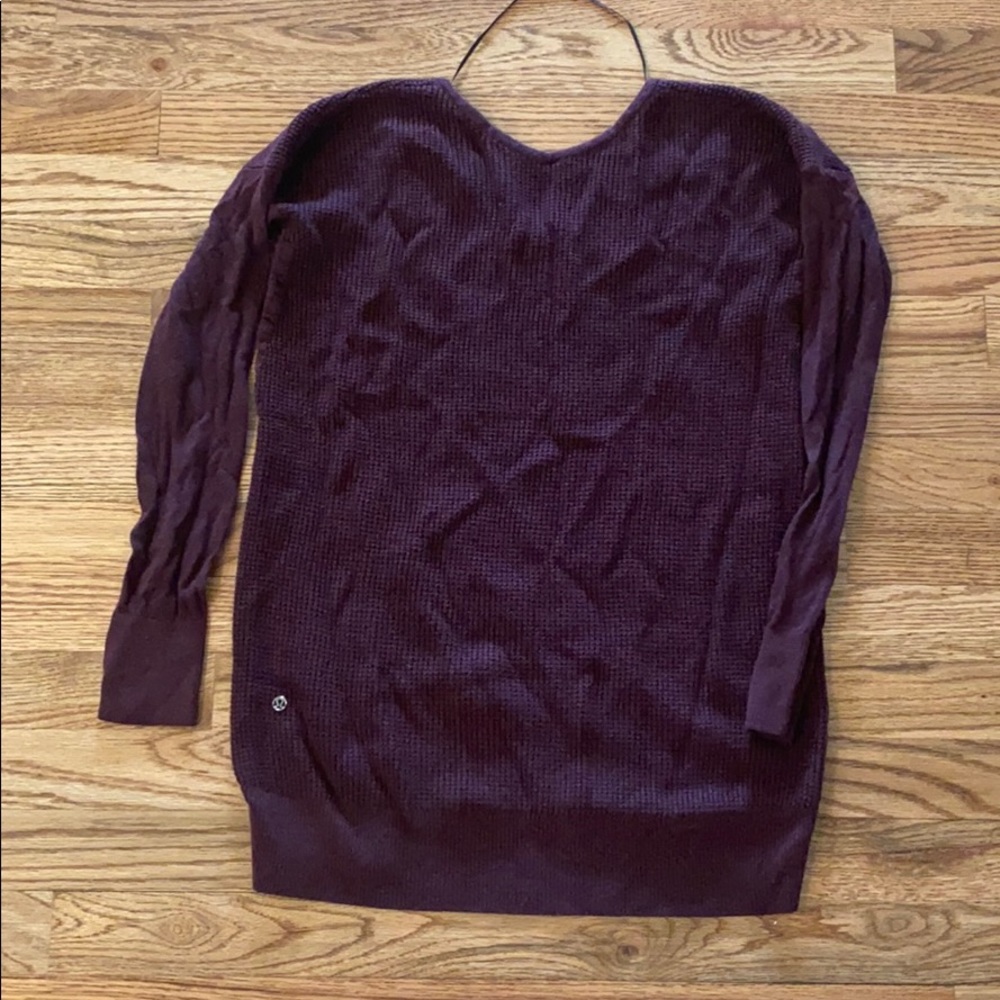 Lululemon The Sweater Life Bordeaux 4 GUC - Picture 6 of 7